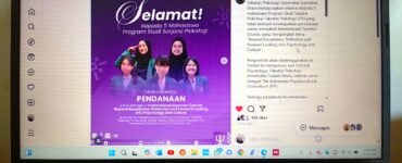 Unggahan flyer ucapan selamat kepada lima mahasiswa FPsi yang menerima pendanaan International Summer Course di akun @psikologiusuofficial, Kamis (24/7/2025). | Imelda Sari Manalu