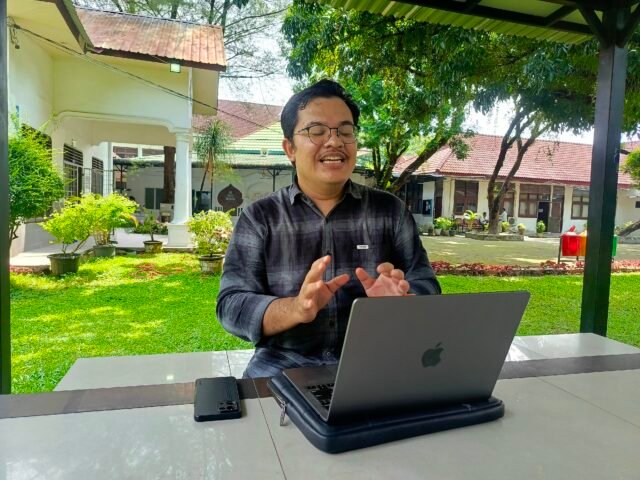 Dosen Ilmu Sejarah USU, Junaidi Nasution. | Muhammad Rifqy Ramadhan Lubis