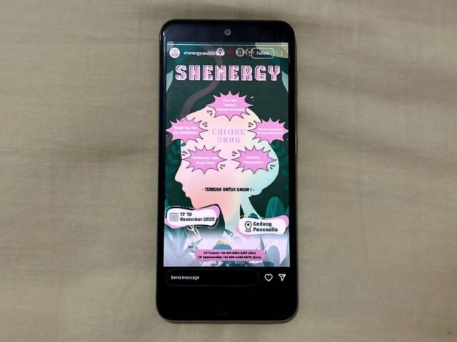 Flyer kegiatan SHENERGY 2025 di akun Instagram @shenergyusu2025, Minggu (26/10/2025). | Muhammad Nabil Farish
