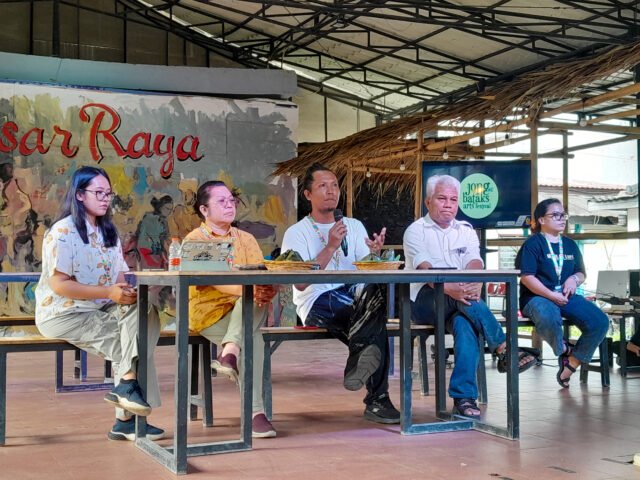 Konferensi Pers Jong Batak's Arts Festival di Taman Budaya Medan, Jumat (17/10/2025). | Dormaulina Sitanggang