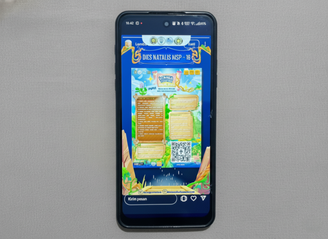 Flyer lomba poster nasional "Preserve, Utilize, Restore Ecosystem" dalam rangka Dies Natalis MSP USU 2025 di akun Instagram @diesnatalismspusu16, Minggu (19/10/2025). | Candy Remine Zendrato