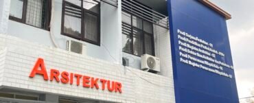 Gedung Program Studi Arsitektur USU , kamis (7/05/2026).| Fristania Nadeak
