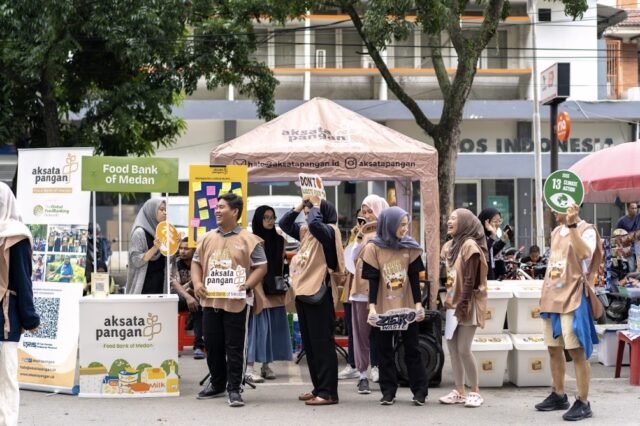 Tenant Aksata Pangan pada saat Car Free Day (CFD) di Medan | Sumber Pribadi