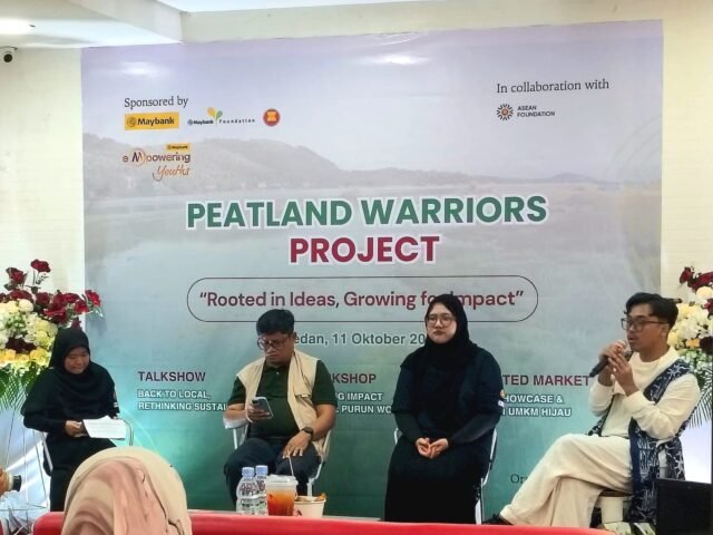 Para pemateri dalam talkshow oleh Tano Puan di Fritto Chiken, Minggu (11/10/2026). | Tio Hasianna Vincentia Hutahaean